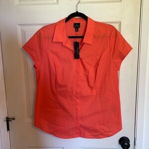 NWT. Worthington. Size XL. Hidden Button Down Top